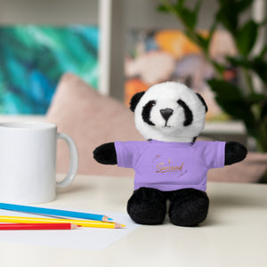 Survived Teddy Bear Plush with 'Survived' Tee — Comfort Gift for Recovery & Support