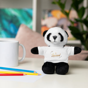 Survived Teddy Bear Plush with 'Survived' Tee — Comfort Gift for Recovery & Support