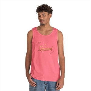 I Survived Tank Top — Inspirational Recovery White Tank