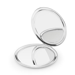 Compact Travel Mirror — "I Survived" Gold Script Pocket Mirror