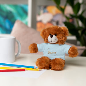 Survived Teddy Bear Plush with 'Survived' Tee — Comfort Gift for Recovery & Support