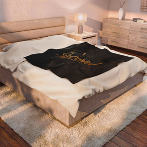 I Survived Velveteen Plush Blanket — Inspirational Cozy Throw for Survivors