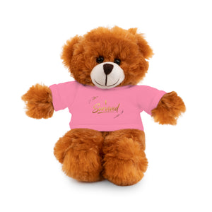 Survived Teddy Bear Plush with 'Survived' Tee — Comfort Gift for Recovery & Support