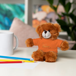 Survived Teddy Bear Plush with 'Survived' Tee — Comfort Gift for Recovery & Support