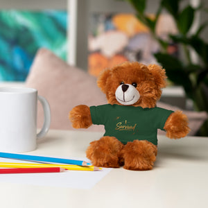 Survived Teddy Bear Plush with 'Survived' Tee — Comfort Gift for Recovery & Support