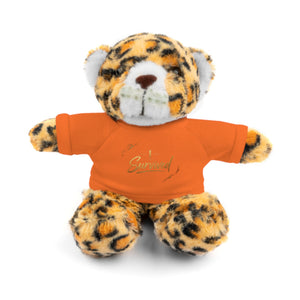 Survived Teddy Bear Plush with 'Survived' Tee — Comfort Gift for Recovery & Support