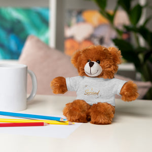 Survived Teddy Bear Plush with 'Survived' Tee — Comfort Gift for Recovery & Support