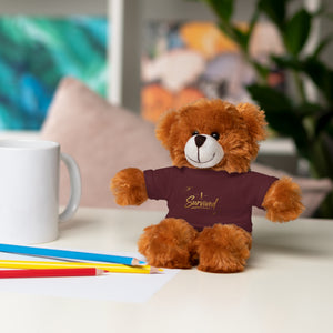 Survived Teddy Bear Plush with 'Survived' Tee — Comfort Gift for Recovery & Support