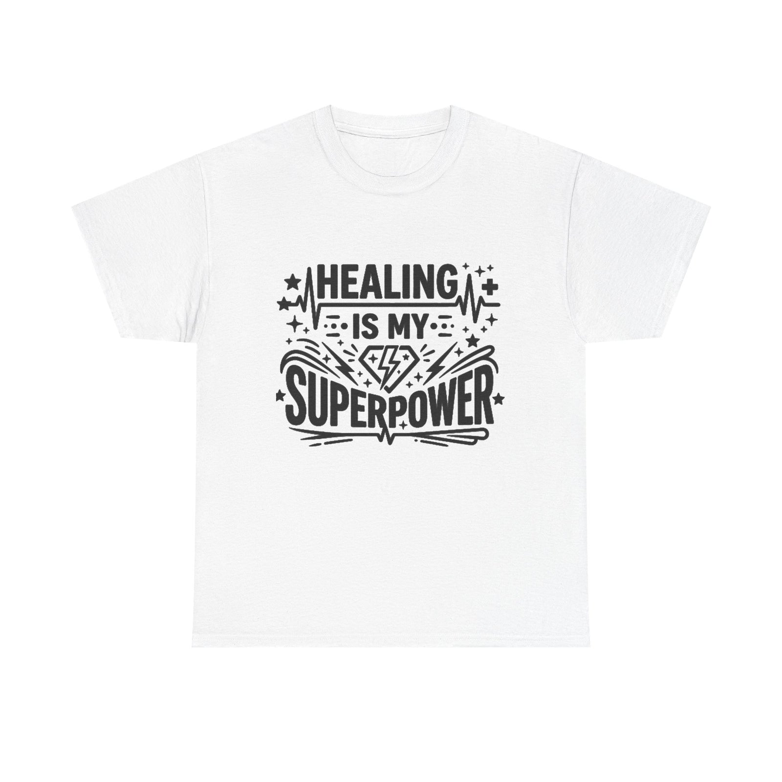 Healing Is My Superpower T‑Shirt — Inspirational Mental Health Tee